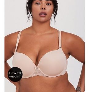 Beige Torrid tshirt bra 42D